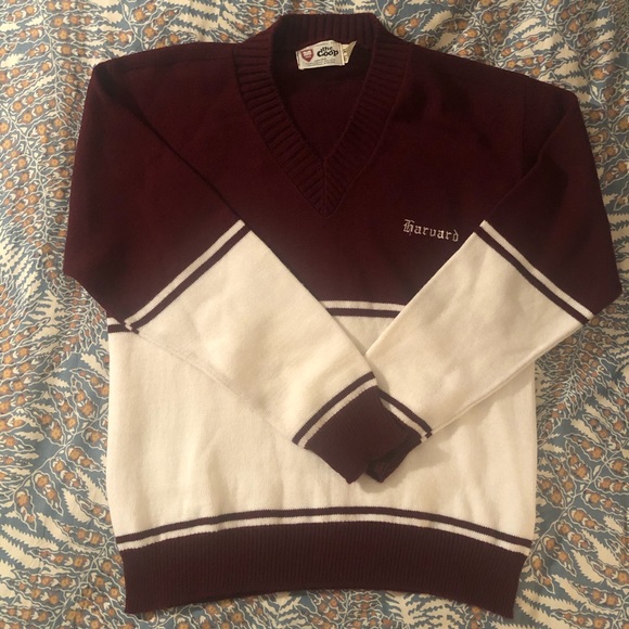 Authentic Vintage Harvard Sweater RARE - Picture 2 of 9